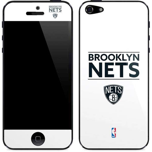 NBA Brooklyn Nets Standard - White iPhone 5/5s/5SE Skin