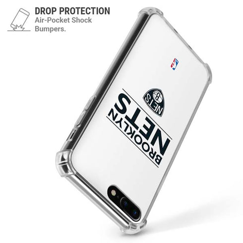 NBA Brooklyn Nets Standard - White iPhone 7/8 Plus Clear Case