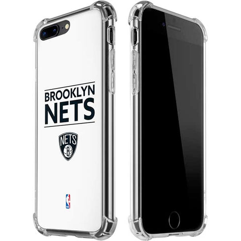 NBA Brooklyn Nets Standard - White iPhone 7/8 Plus Clear Case