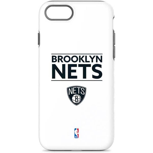 NBA Brooklyn Nets Standard - White iPhone 8 Pro Case