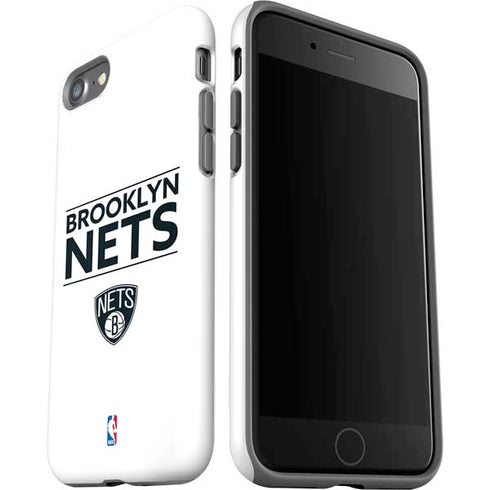 NBA Brooklyn Nets Standard - White iPhone SE (2nd & 3rd Gen) Pro Case