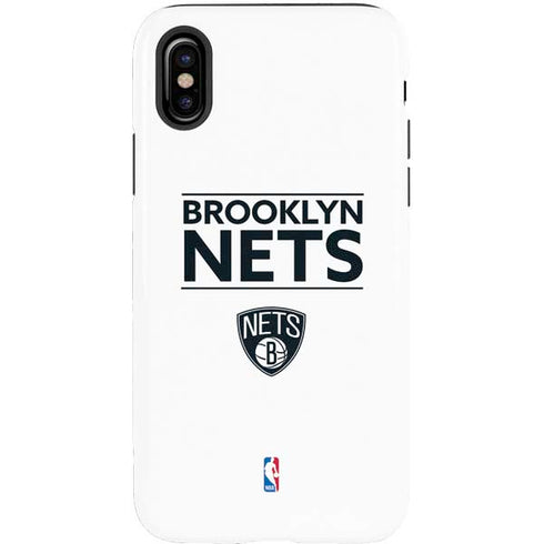 NBA Brooklyn Nets Standard - White iPhone X Pro Case