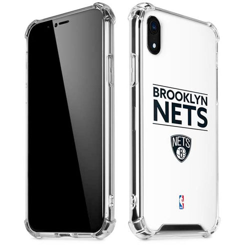 NBA Brooklyn Nets Standard - White iPhone XR Clear Case