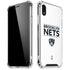 NBA Brooklyn Nets Standard - White iPhone XR Clear Case
