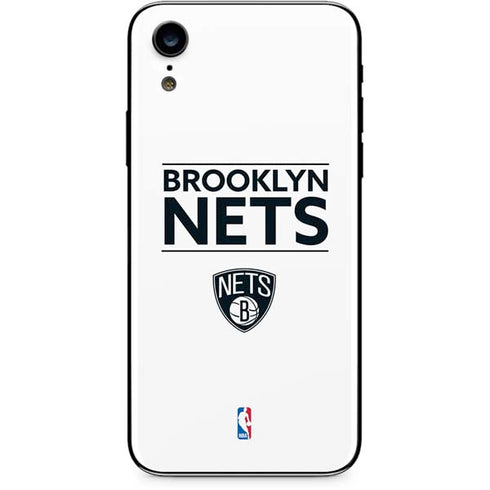 NBA Brooklyn Nets Standard - White iPhone XR Skin