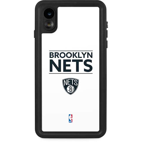 NBA Brooklyn Nets Standard - White iPhone XR Waterproof Case