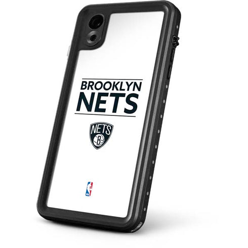 NBA Brooklyn Nets Standard - White iPhone XR Waterproof Case