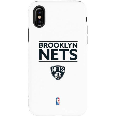 NBA Brooklyn Nets Standard - White iPhone XS Pro Case