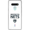 NBA Brooklyn Nets Standard - White LG Stylo 6 Clear Case
