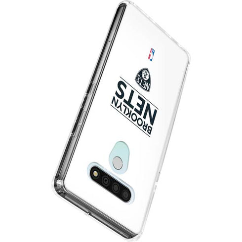 NBA Brooklyn Nets Standard - White LG Stylo 6 Clear Case