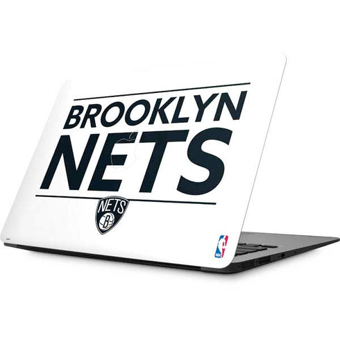NBA Brooklyn Nets Standard - White Apple MacBook Skin