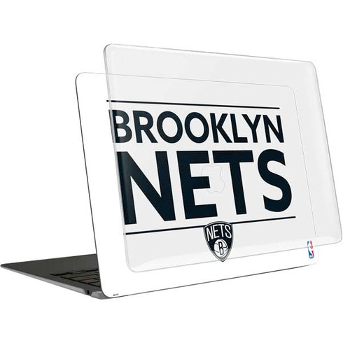 NBA Brooklyn Nets Standard - White MacBook Air 13in (2020) Case plus Skin