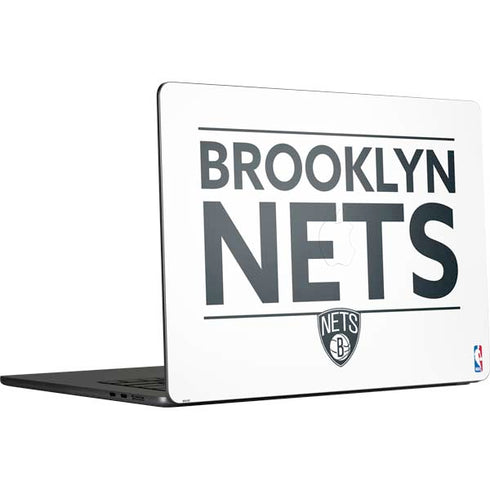 NBA Brooklyn Nets Standard - White MacBook Air 15 in (2023) Skin