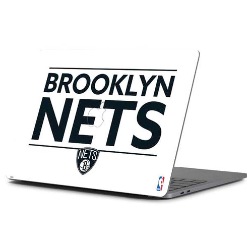 NBA Brooklyn Nets Standard - White Apple MacBook Pro 13-inch Skin