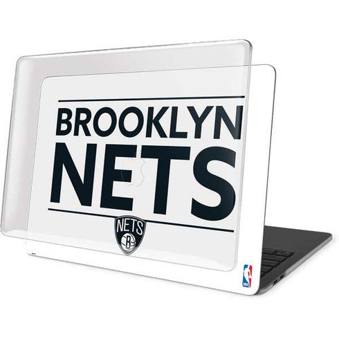 NBA Brooklyn Nets Standard - White MacBook Pro 16in (2019-20) Case plus Skin