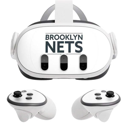 NBA Brooklyn Nets Standard - White Meta Quest 3 Skin