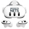 NBA Brooklyn Nets Standard - White Meta Quest 3 Skin