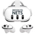 NBA Brooklyn Nets Standard - White Meta Quest 3 Skin