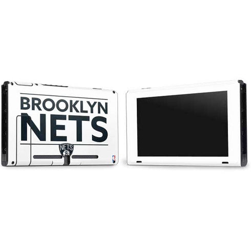 NBA Brooklyn Nets Standard - White Nintendo Switch Bundle Skin