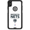 NBA Brooklyn Nets Standard - White Otterbox Commuter iPhone Skin