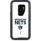 NBA Brooklyn Nets Standard - White Otterbox Defender Galaxy Skin