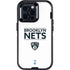 NBA Brooklyn Nets Standard - White Otterbox Defender iPhone Skin