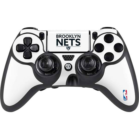 NBA Brooklyn Nets Standard - White PS4/PC SCUF Impact Controller Skin