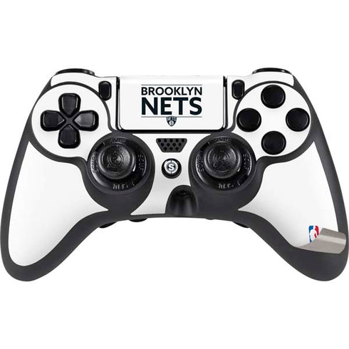 NBA Brooklyn Nets Standard - White PS4/PC SCUF Impact Controller Skin