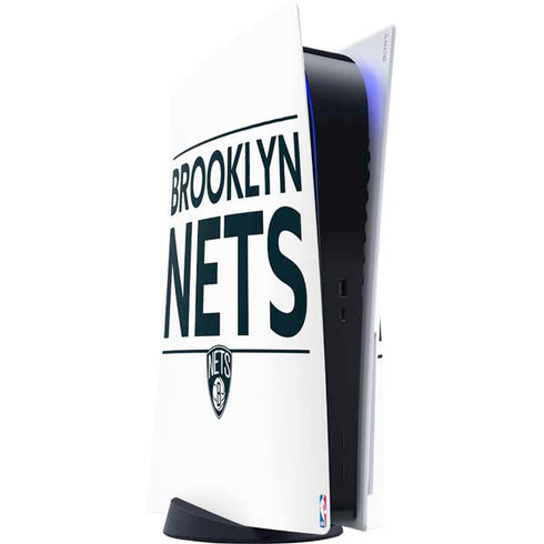 NBA Brooklyn Nets Standard - White PS5 Console Skin