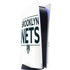 NBA Brooklyn Nets Standard - White PS5 Console Skin