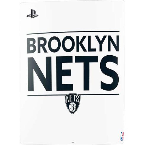 NBA Brooklyn Nets Standard - White PS5 Console Skin
