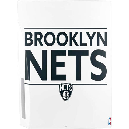 NBA Brooklyn Nets Standard - White PS5 Console Skin
