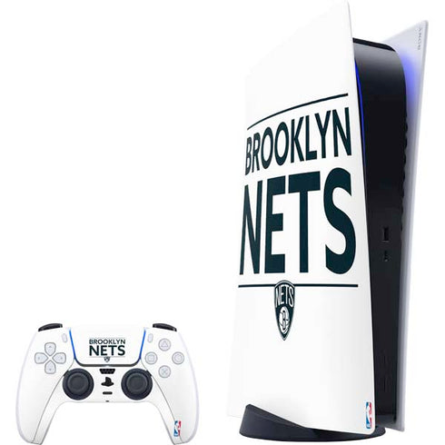 NBA Brooklyn Nets Standard - White PS5 Digital Edition Bundle Skin