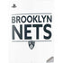 NBA Brooklyn Nets Standard - White PS5 Digital Edition Console Skin