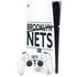 NBA Brooklyn Nets Standard - White PS5 Slim Digital Edition Console Skin