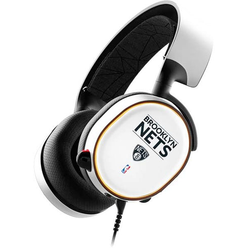 NBA Brooklyn Nets Standard - White SteelSeries Arctis 5 Skin