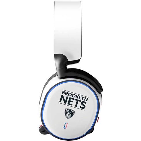 NBA Brooklyn Nets Standard - White SteelSeries Arctis 5 Skin