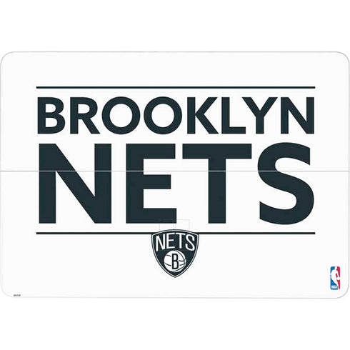 NBA Brooklyn Nets Standard - White Surface Laptop Studio Skin