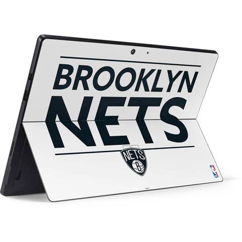 NBA Brooklyn Nets Standard - White Surface Pro 7 Skin