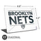 NBA Brooklyn Nets Standard - White Universal Laptop 11in (8.8 x 6.2in) Skin