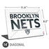 NBA Brooklyn Nets Standard - White Universal Laptop 14in (11.4 x 8.2in) Skin