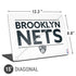 NBA Brooklyn Nets Standard - White Universal Laptop 15in (12.2 x 8.8in) Skin