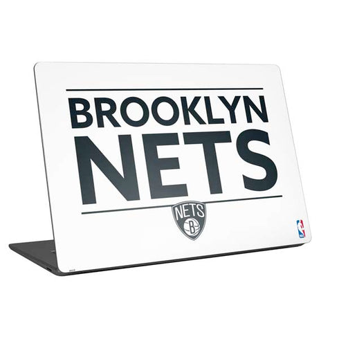 NBA Brooklyn Nets Standard - White Universal Laptop 16in (13 x 9.4in) Skin