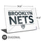 NBA Brooklyn Nets Standard - White Universal Laptop 18in (14.6 x 10.6in) Skin