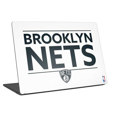 NBA Brooklyn Nets Standard - White Universal Laptop 18in (14.6 x 10.6in) Skin