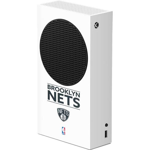 NBA Brooklyn Nets Standard - White Xbox Series S Console Skin