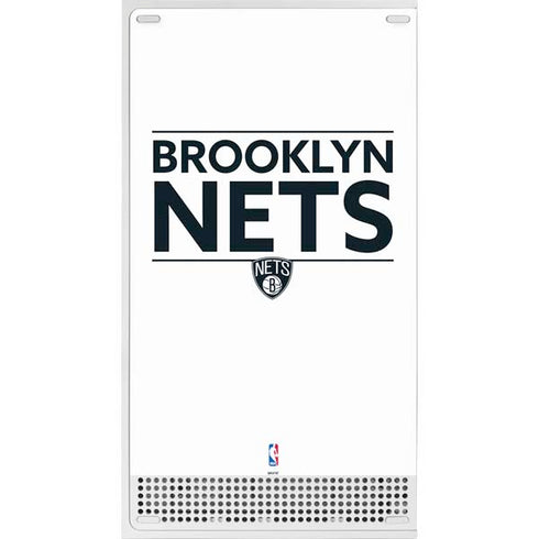NBA Brooklyn Nets Standard - White Xbox Series S Console Skin