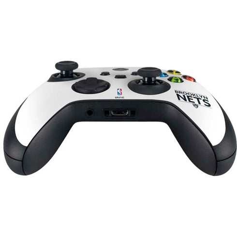 NBA Brooklyn Nets Standard - White Xbox Series X Controller Skin