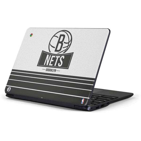 NBA Brooklyn Nets Static Samsung Chromebook Skin