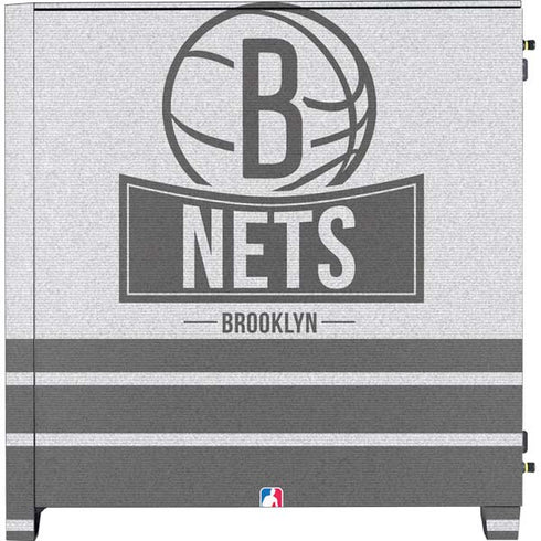 NBA Brooklyn Nets Static Corsair 4000D Tempered Glass Mid-Tower ATX Case Skin